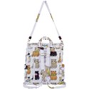 Cat-kitten-seamless-pattern Crossbody Backpack View3