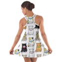 Cat-kitten-seamless-pattern Cotton Racerback Dress View2