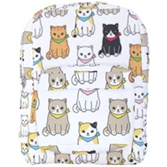 Cat-kitten-seamless-pattern Full Print Backpack