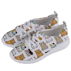 Cat-kitten-seamless-pattern Women s Lightweight Sports Shoes