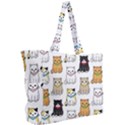 Cat-kitten-seamless-pattern Simple Shoulder Bag View2