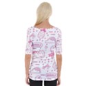 Cute-girly-seamless-pattern Wide Neckline Tee View2