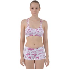 Cute-girly-seamless-pattern Perfect Fit Gym Set