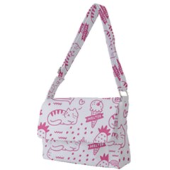 Cute-girly-seamless-pattern Full Print Messenger Bag (s)