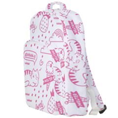 Cute-girly-seamless-pattern Double Compartment Backpack