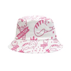 Cute-girly-seamless-pattern Inside Out Bucket Hat