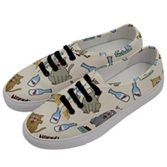 Happy-cats-pattern-background Men s Classic Low Top Sneakers by Jancukart