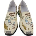 Happy-cats-pattern-background Women s Chunky Heel Loafers View1