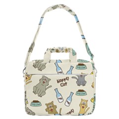 Happy-cats-pattern-background Macbook Pro 16  Shoulder Laptop Bag