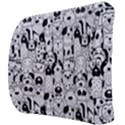 Seamless-pattern-with-black-white-doodle-dogs Back Support Cushion View3