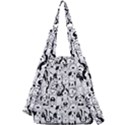 Seamless-pattern-with-black-white-doodle-dogs Center Zip Backpack View2