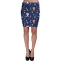 Cute-astronaut-cat-with-star-galaxy-elements-seamless-pattern Bodycon Skirt View1