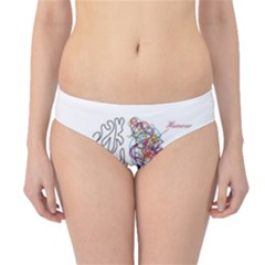 Neurodivergent Creative Smart Brain Hipster Bikini Bottoms by Wegoenart