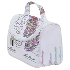 Neurodivergent Creative Smart Brain Satchel Handbag by Wegoenart