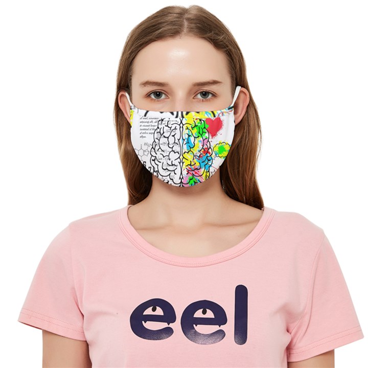 Brain Left Logic Language Science Cloth Face Mask (Adult)