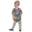 Brain Head Mind Man Silhouette Kids  Raglan Tee View2