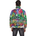 Brain Head Mind Man Silhouette Men s Puffer Bubble Jacket Coat View4