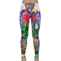 Brain Head Mind Man Silhouette Lightweight Velour Classic Yoga Leggings by Wegoenart