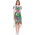 Brain Head Mind Man Silhouette High Low Boho Dress View1