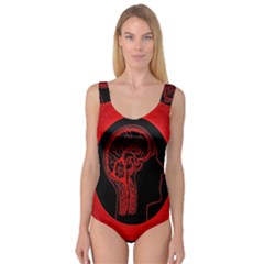 Artificial Intelligence Brain Think Princess Tank Leotard  by Wegoenart