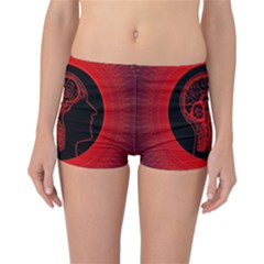 Artificial Intelligence Brain Think Reversible Boyleg Bikini Bottoms by Wegoenart