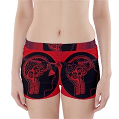 Artificial Intelligence Brain Think Boyleg Bikini Wrap Bottoms by Wegoenart