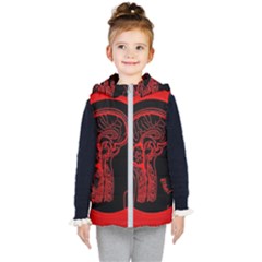 Artificial Intelligence Brain Think Kids  Hooded Puffer Vest