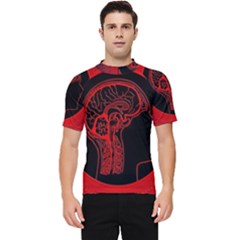 Artificial Intelligence Brain Think Men s Short Sleeve Rash Guard by Wegoenart