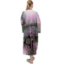 Tourette Syndrome Epilepsy Brain Maxi Velour Kimono View2