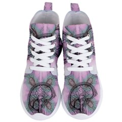 Tourette Syndrome Epilepsy Brain Women s Lightweight High Top Sneakers by Wegoenart