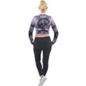 Tourette Syndrome Epilepsy Brain Long Sleeve Cropped Velvet Jacket View2