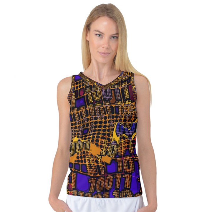 Binary Code Transformation Women s Basketball Tank Top