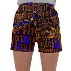 Binary Code Transformation Sleepwear Shorts by Wegoenart