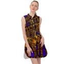 Binary Code Transformation Sleeveless Shirt Dress View1