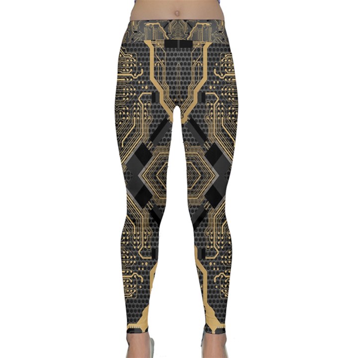 Brain Technology Data Digital Classic Yoga Leggings