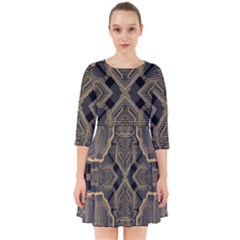 Brain Technology Data Digital Smock Dress