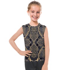 Brain Technology Data Digital Kids  Mesh Tank Top