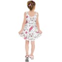 Cute-animals-seamless-pattern-kawaii-doodle-style Kids  Sleeveless Dress View2