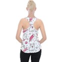 Cute-animals-seamless-pattern-kawaii-doodle-style Piece Up Tank Top View2