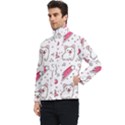 Cute-animals-seamless-pattern-kawaii-doodle-style Men s Bomber Jacket View3