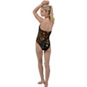 Yin-yang-owl-doodle-ornament-illustration Go with the Flow One Piece Swimsuit View2