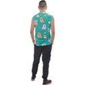 Seamless-pattern-cute-cat-cartoon-with-hand-drawn-style Men s Regular Tank Top View2