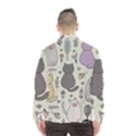 Funny Cartoon Cats Seamless Pattern Men s Windbreaker View2