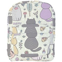 Funny Cartoon Cats Seamless Pattern Full Print Backpack