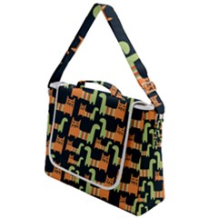 Seamless-pattern-with-cats Box Up Messenger Bag