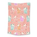 Cute-kawaii-kittens-seamless-pattern Small Tapestry View1