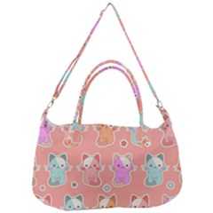 Cute-kawaii-kittens-seamless-pattern Removal Strap Handbag