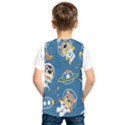 Seamless-pattern-funny-astronaut-outer-space-transportation Kids  Basketball Tank Top View2