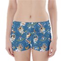 Seamless-pattern-funny-astronaut-outer-space-transportation Boyleg Bikini Wrap Bottoms View1