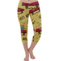 Childish-seamless-pattern-with-dino-driver Capri Yoga Leggings View1